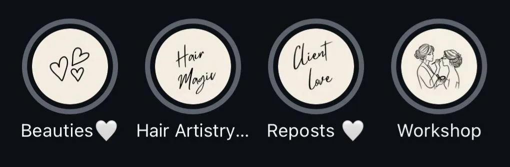 Use Instagram Highlights to show a creator's process step by step